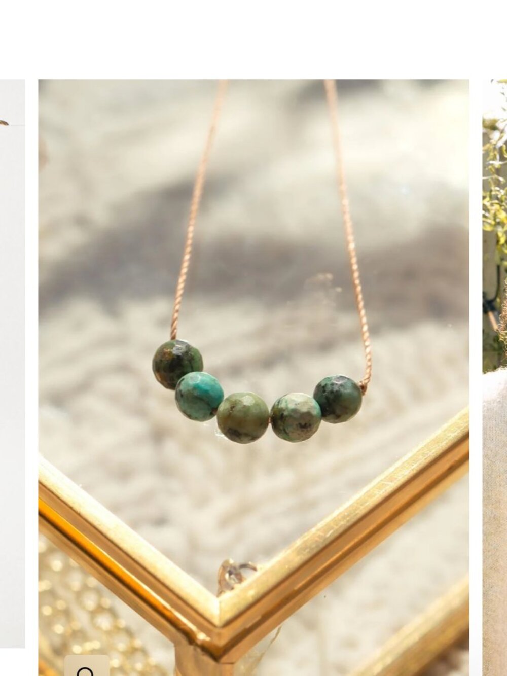 Growth African Turquoise Necklace NIP